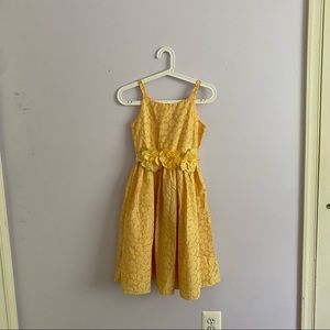Yellow childrens gown